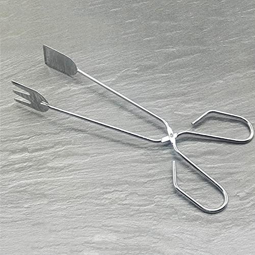 MRKU Pinzas de Cocina de Acero Inoxidable para Alimentos, Pinzas para Pan, Pinzas para repostería, Pinzas para Barbacoa