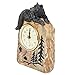 Slifka Sales Company Bear Lying on a Rock Resin Decorative Tabletop Clock