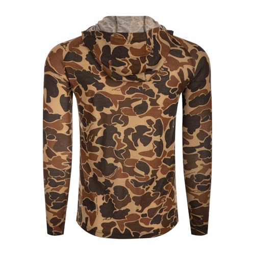 DRAKE Men's Hunter Creek Soft Lightweight Quick-Drying UPF 20 Viscose Long Sleeve Hoodie, 3-Piece Unconstructed Hood2