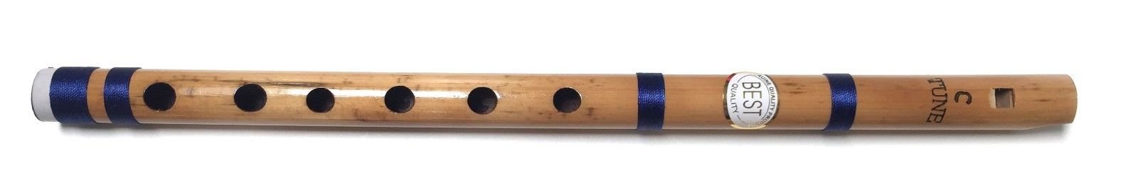 Bansuri-Flöten aus Bambus, indische Vansali-Flöten, Konzertflöten für Anfänger und Profis, Normaltonleiter C-Dur, 33 cm, Blockflöte und Querflöte im Set