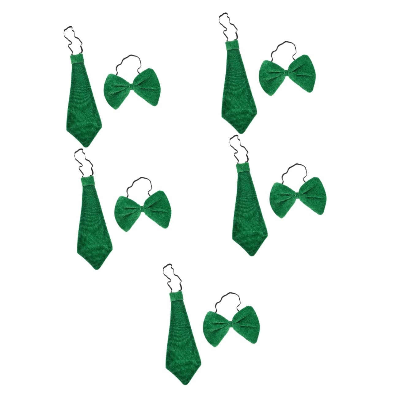 BESPORTBLE Corbata Verde Para Los Hombres Atar Tienes De Proba Para Menos Pajaritas Verdes Para Hombre Trébol Calle. Corbata De Lazo Del Día De Patricks Corbatas De Hombre Tela Green