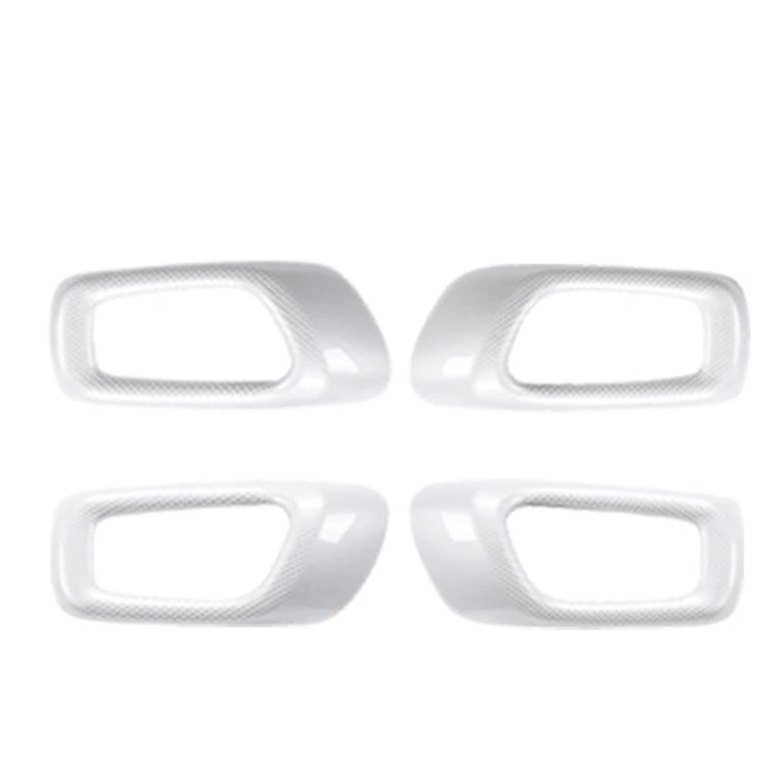 Frvvpl White For Civic For 11Th Gen 2022-2025 Abs Plastic Handrail Interior Door Handle Bowl Covers Trim Accessories Armrest 4Pieces Car Interior