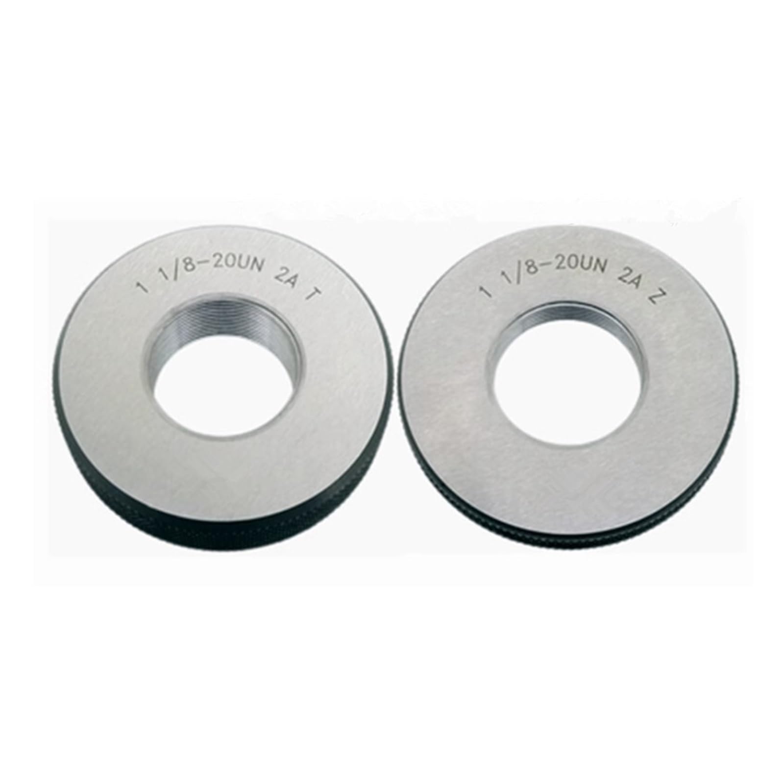 NURII Calibre de Anillo de Rosca estándar Americano, 1 9/16-18 1 5/8-6-8-12-14-16-18 UNC UNF UNEF UNS 2A Calibre Pasa y no Pasa (Size : 3/8-18)