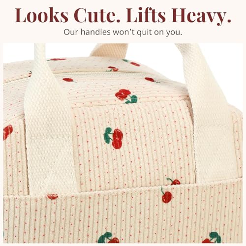 Image of LOVELYWIND Lunch Box for Women Cute Lunch Bags for Women Lunch Tote Bags Reusable Insulated Lunch Box Large Capacity Reusable Insulated Cooler for Work or Travel Gifts or Beach