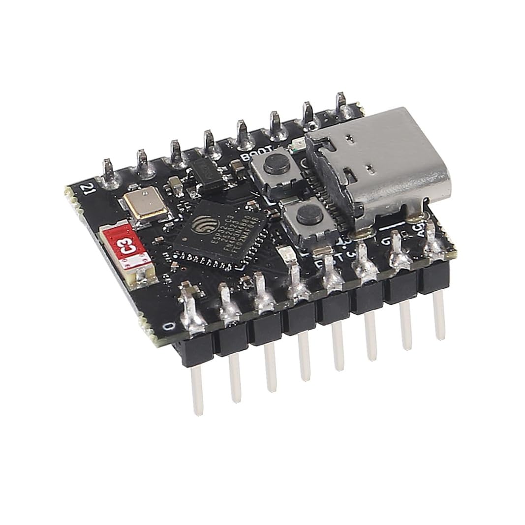 DELLZO ESP32-C3 Super Mini USB C-Type Development Board | Compact WiFi and Bluetooth Board | Ideal for IoT and Embedded Projects (Pre-Loaded with Tested Code)