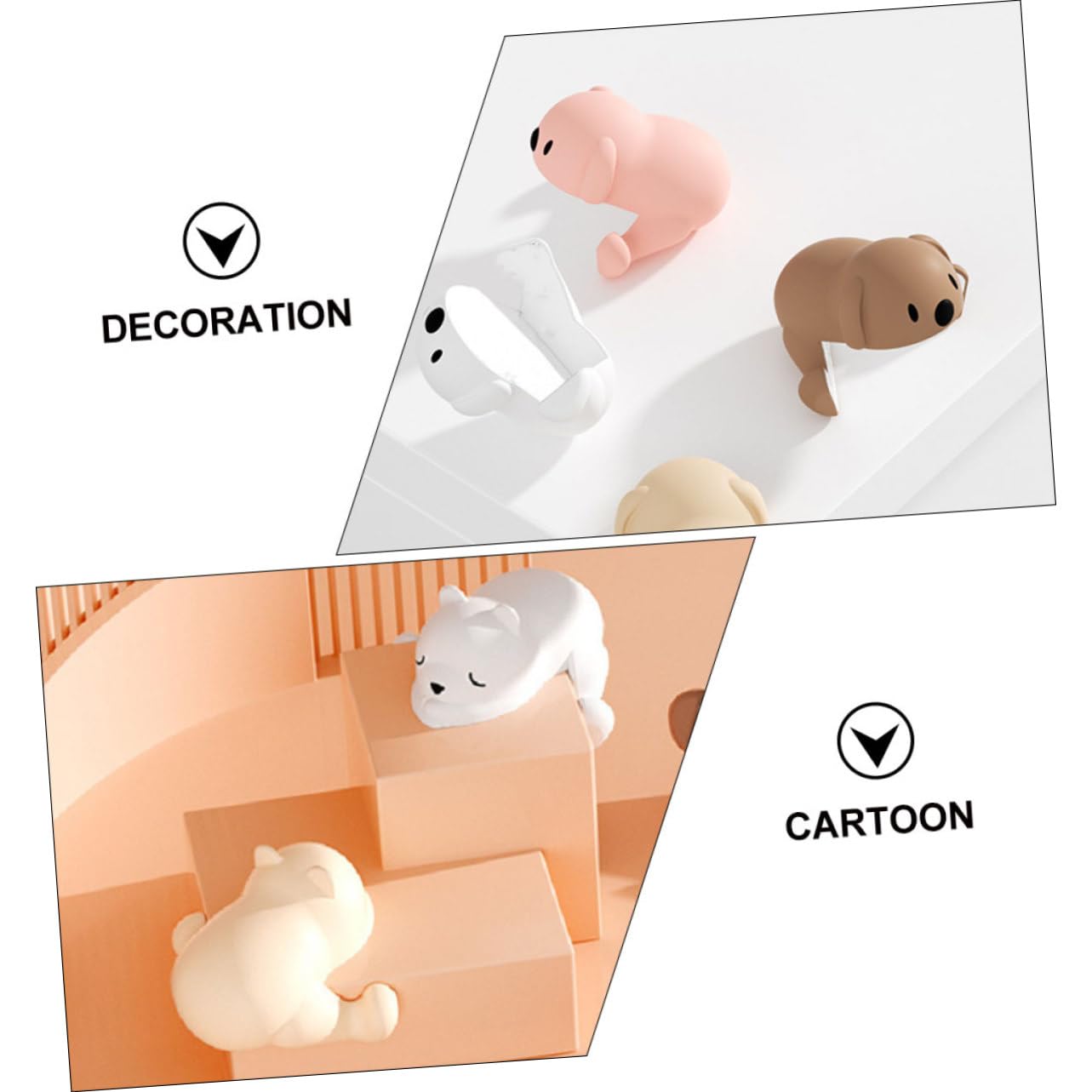 Toddmomy 5 Ensembles Protections d'angle De Table Protections d'angle pour Bébé Protections d'angle pour Armoire Protections d'angle pour Table Basse pour 8 pièces * 5