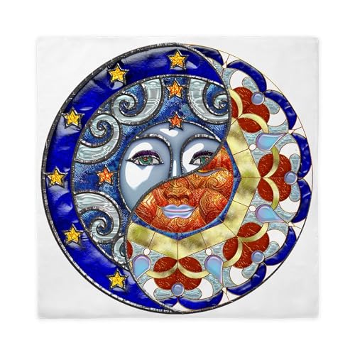 CafePress Harvest Moons Sun and Moon Yin Yang Queen Duvet Cover, Printed Comforter Cover, Unique Bedding