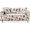 HOOBUY Printed Sofa Cover Stretch Couch Covers Patterned Loveseat Slipcovers for 2 Seater Cushion Couch Love Seat Set QMT 2 SeaterLoveseat