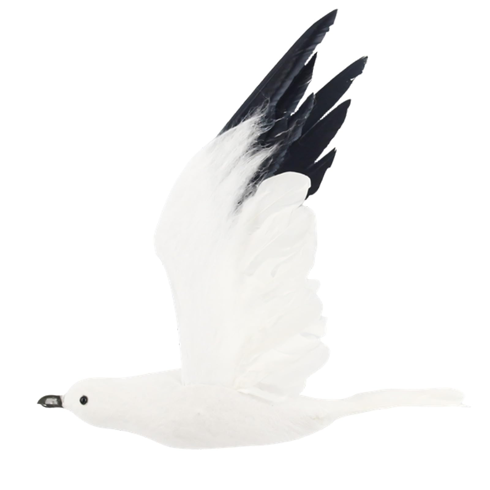 JTQYFI Weather Simulated Seagulls Bird Ornament for Balconies Wedding Parties Decor Realistic Artificial Seagulls Hanging Ornament Garden Flying Bird Sculpture Decoration