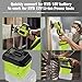 HXTMOJU Battery Adapter for Ryobi 18V Li-ion Battery Convert to Work with for Ryobi 12V Lithium Power Tools
