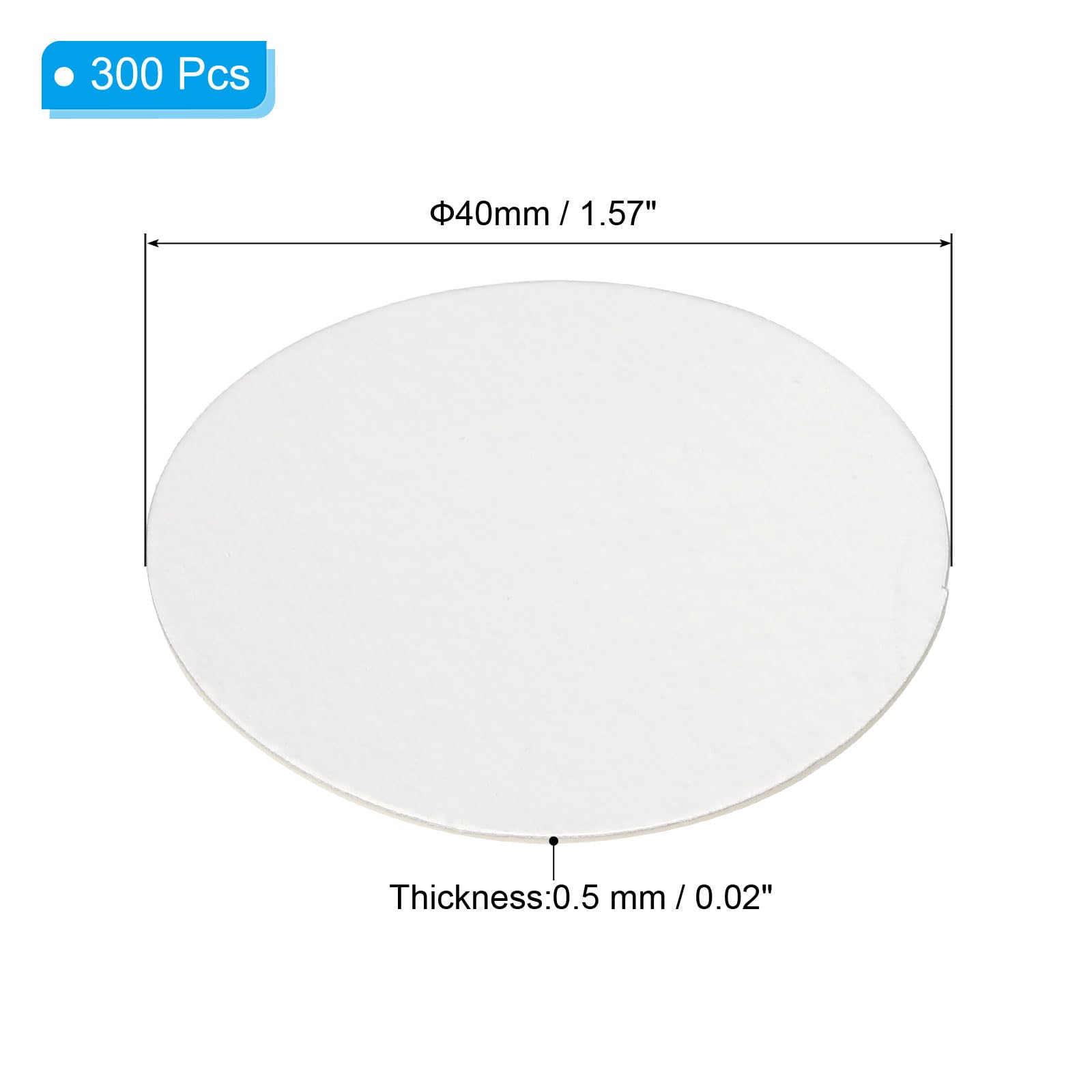 PATIKIL 40mm/1.57" Aluminum Foil Cap Liner - Image 2