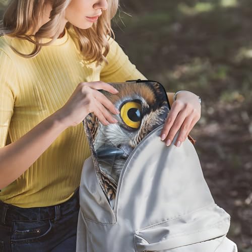 Funda para laptop 13-14 pulgadas impermeable con diseño búho miniatura 6