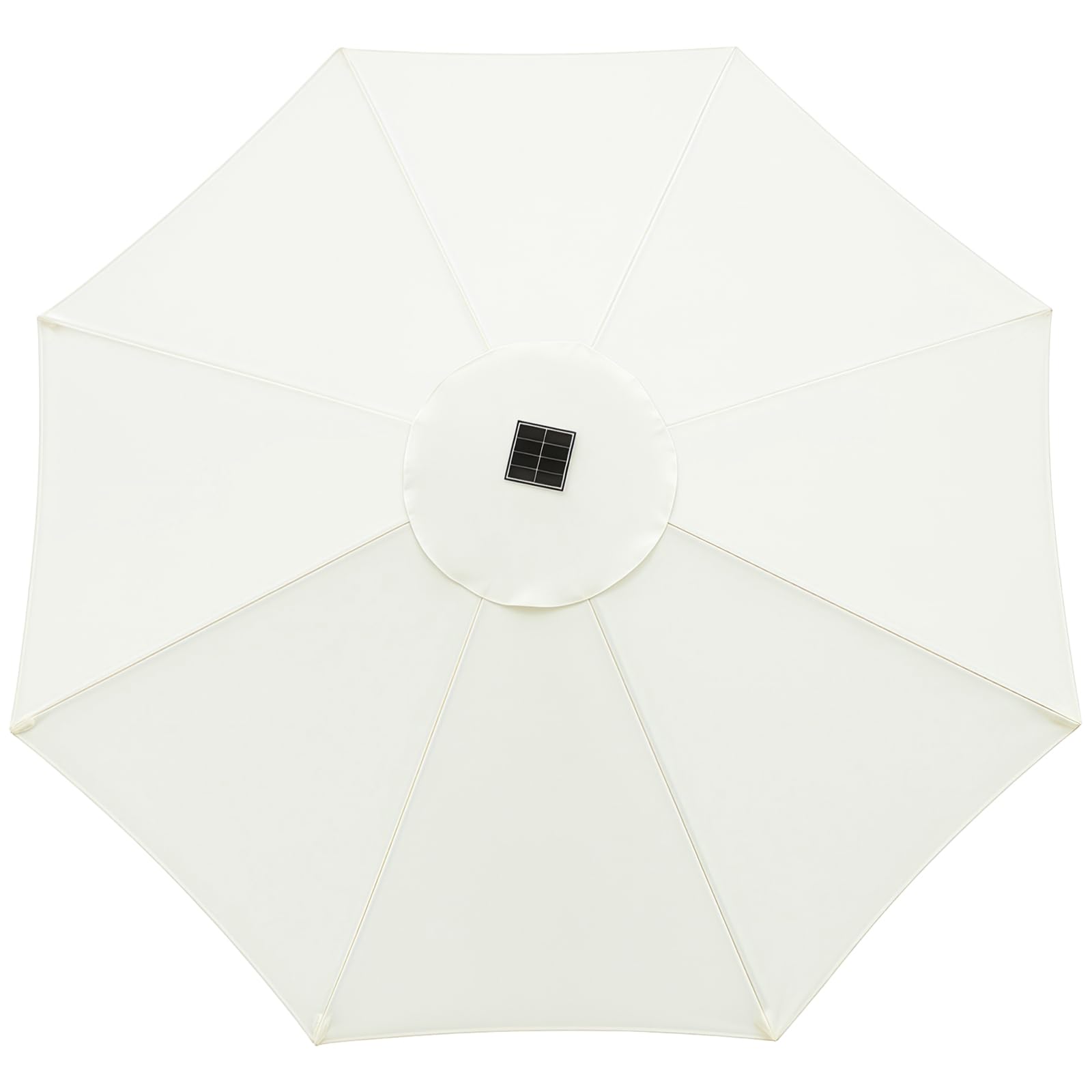 Copertura di ricambio per ombrellone da esterni, 8 stecche, 3 m, impermeabile, protezione da sole e pioggia, per giardini, terrazze, bar, sala da pranzo