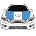 Guatemala Flag Car Hood Cover 3.3X5FT 100% Polyester,Engine Flag，Elastic Fabrics Can be Washed,Car Bonnet Banner