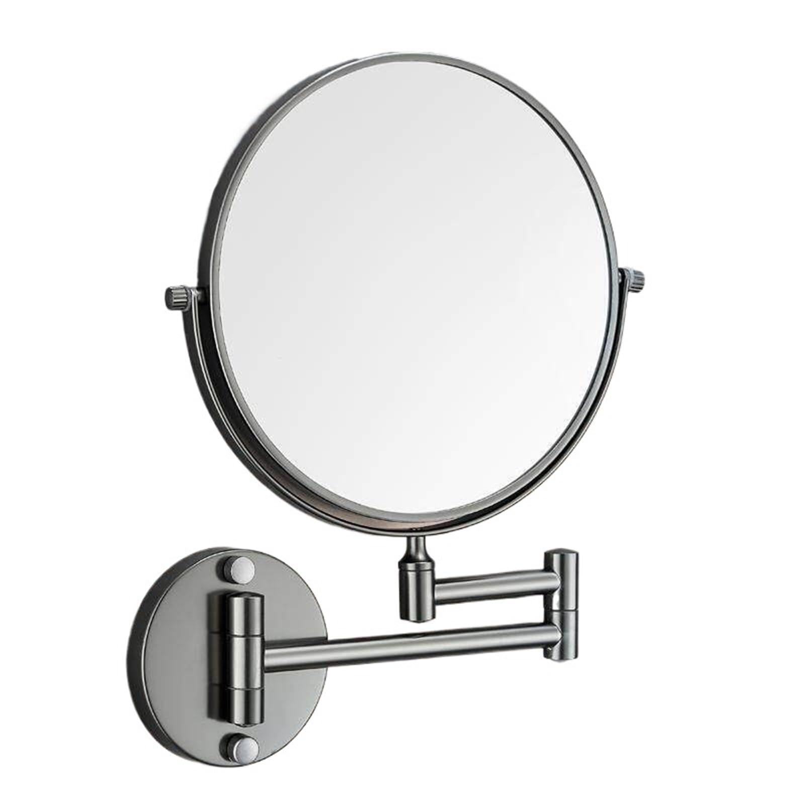 KTMBOHU Bathroom Vanity Mirror Magnifying Folding Mirror Wall-mounted Telescopic Stretchable Movable Vanity Mirror