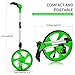Zozen Distance Measuring Wheel in Feet, Walking Measure Wheel, Rolling Measurement Up To 10,000Ft, Double Collapsible/One Key to Reset/Kickstand to Keep Stand, and Carrying Backpack.