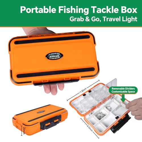 Image of Clearance Bionics-Designed Durable Soft Plastic Fishing Lures Kit with Bonus Accessories, 3 /4 /5 /6 Inch, 9-Type Lifelike Swimbaits in One Gear Set Included Tackle Box for Bass