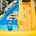 Banzai Duck Blast 14.4' L x 9.5' W x 8' H Inflatable Water Park with Waterslide and Water Cannon