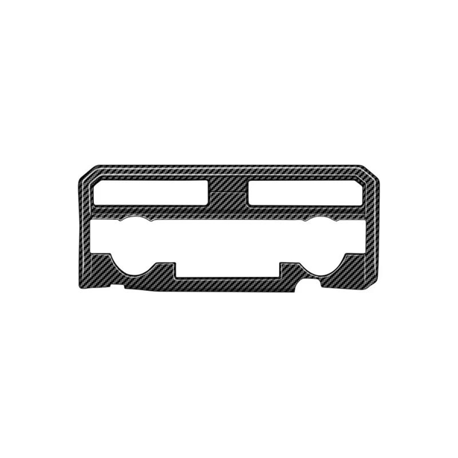 Ousduo Abs Carbonfiber For Toyota For 4Runner 2025 2026 Interior Carbonfiber Central Control Air Conditioning Outlet Cover Ac Swtich Vent Frame Interior Decal Trim