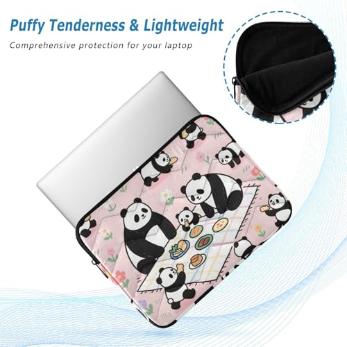 Funda para laptop 13-14 pulgadas resistente al agua rosa primavera miniatura 5