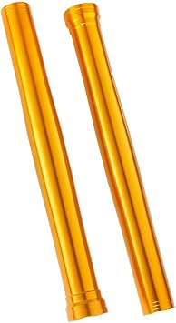 LANBAO Motorcycle Front Fork Outer Tubes For Yamaha YZF R1 2015-2021 YZF-R6 2017-2020 505mm 2CR-23136-10-00 Fork Pipe Suspension Gold