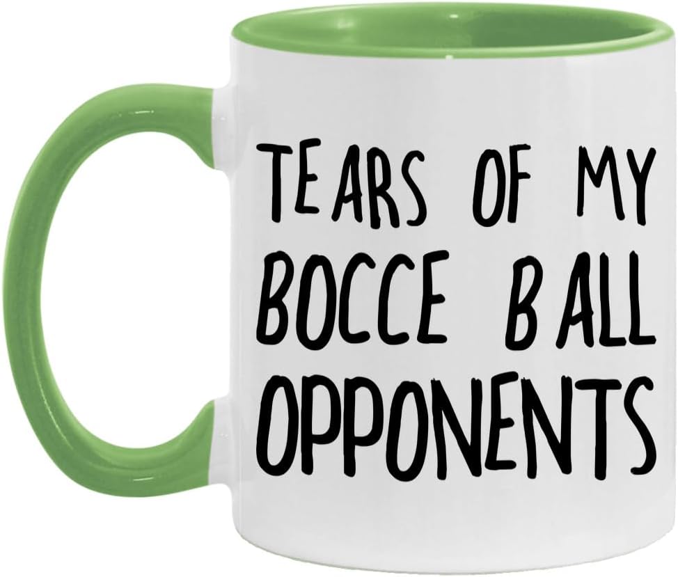 Tears of my Bocce Ball Opponents White/Red 15oz Mug