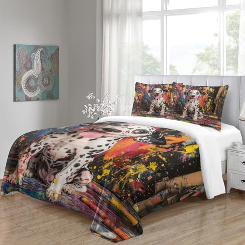Fermeture éclair cachée pour cette housse de couette Bouddha 3D microfibre qui ne glisse plus - 5
