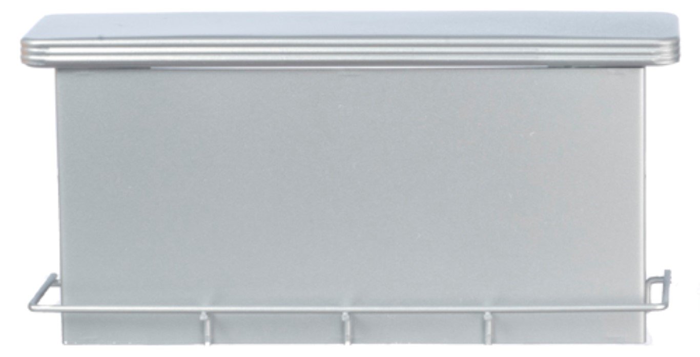 Dollhouse 1950's Retro Counter Red Stools Miniature Pub Bar Kitchen Furniture