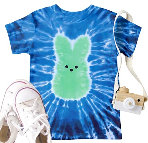 Image of CAZYCHILD Toddler Easter Shirt for Boys Girls:Funny Rabbit Graphic Printed Tee Cute Easter Casual Short Sleeve Gift Tops
