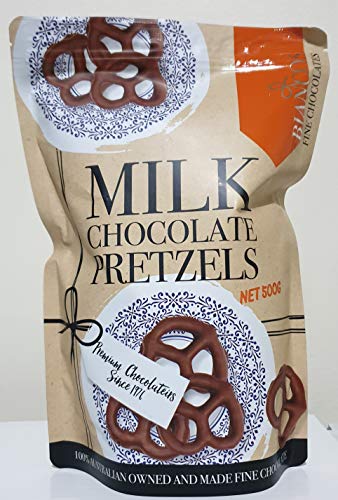 Milk Chocolate Pretzels 500g