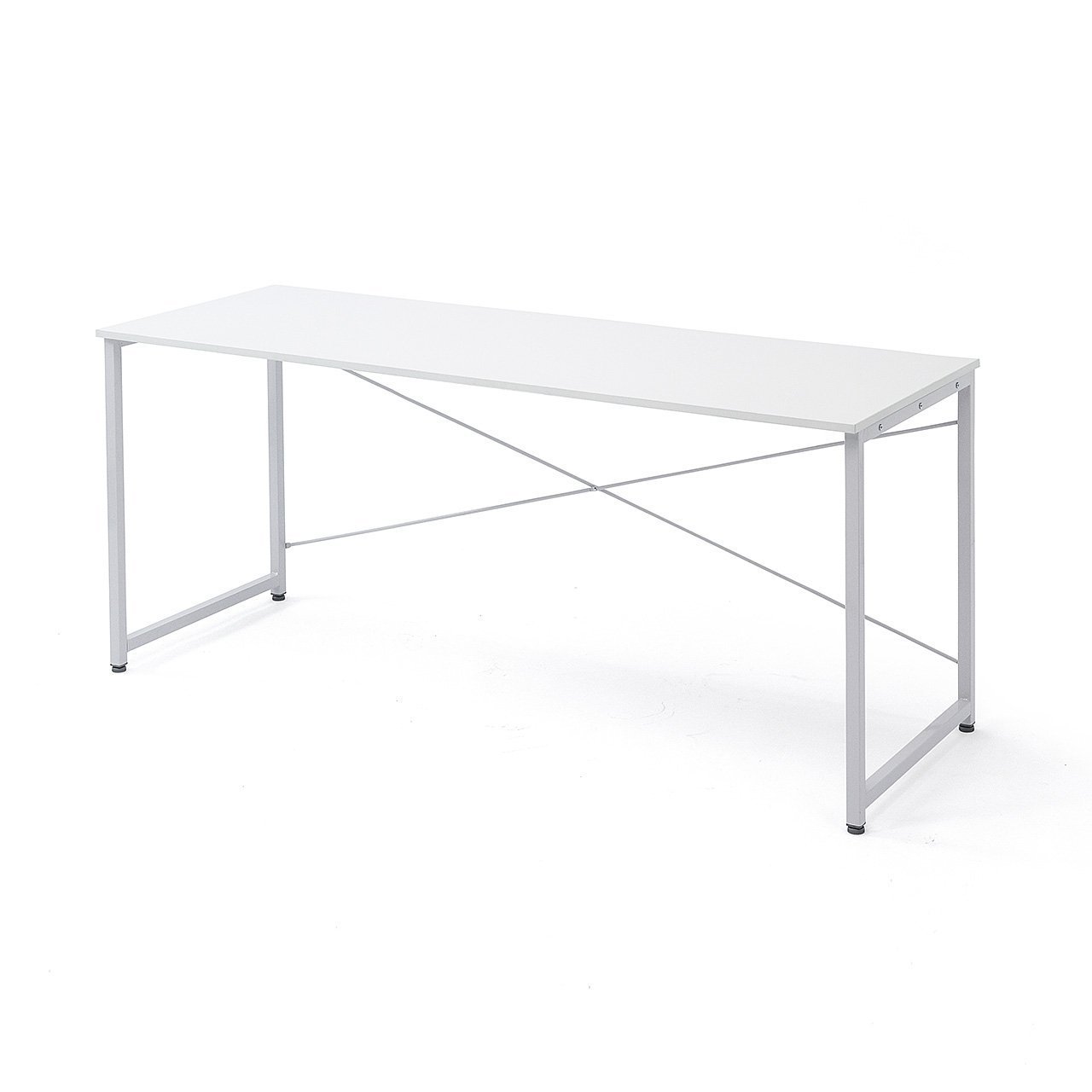 Amazon | サンワダイレクト シンプルワークデスク 幅160cm×奥行60cm 