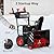 AMERISUN 24-Inch Gas Snow Blower with 212cc 4-Cycle OHV Engine, Recoil Start, 40Ft Snow Throwing for Decks, Driveways, and Sidewalks