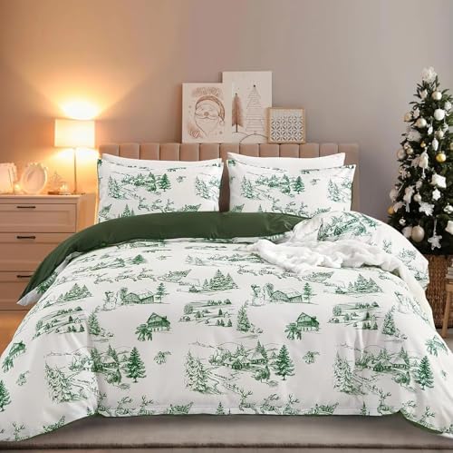 Couvre-lit doux et confortable hiver 140x200 housse de couette Noël - 2