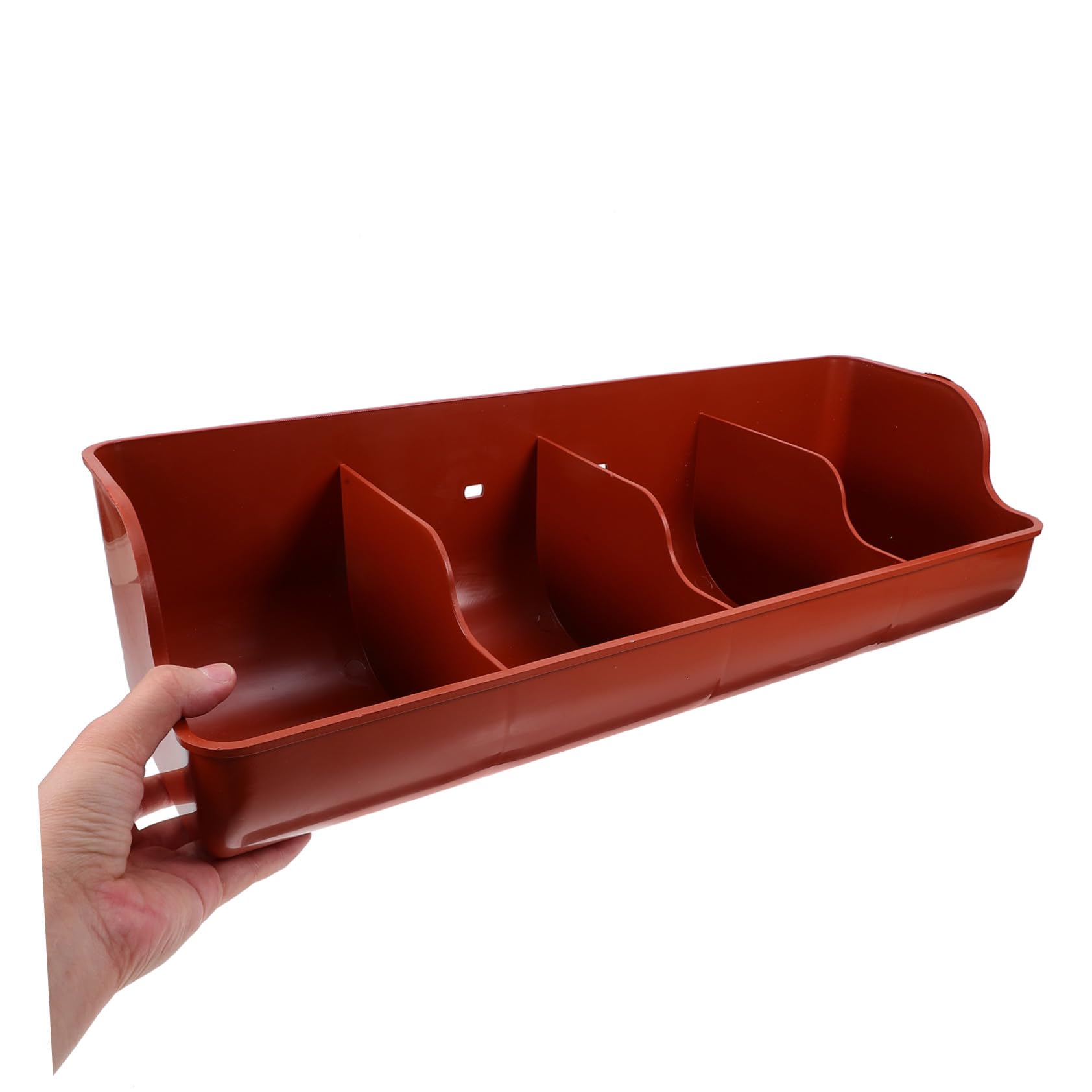 SHINEOFI Mangiatoia Resistente per in Plastico Maiali e Scomparti Multi-slot Facile da Pulire per Uso in Fattoria Allevamento Bestiame