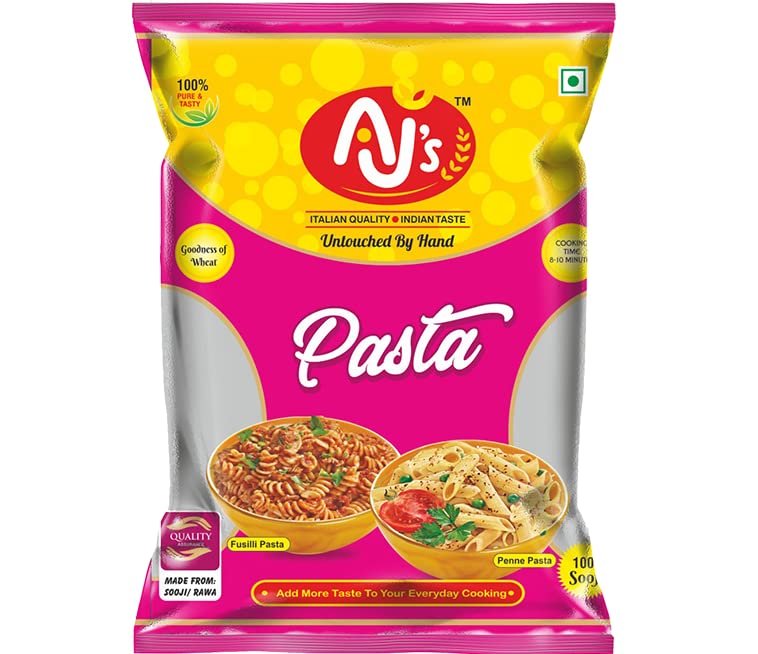 AJs Fusilli Pasta - 800g Packets (Pack of 2, Total 1.6kg) Premium Durum Wheat High Protein, Zero Cholesterol, No Trans Fat Easy to Cook Perfect for Quick Meals, Family Dinners, and Gourmet Recipes (B08KLPP528) Amazon Price History, Amazon Price Tracker