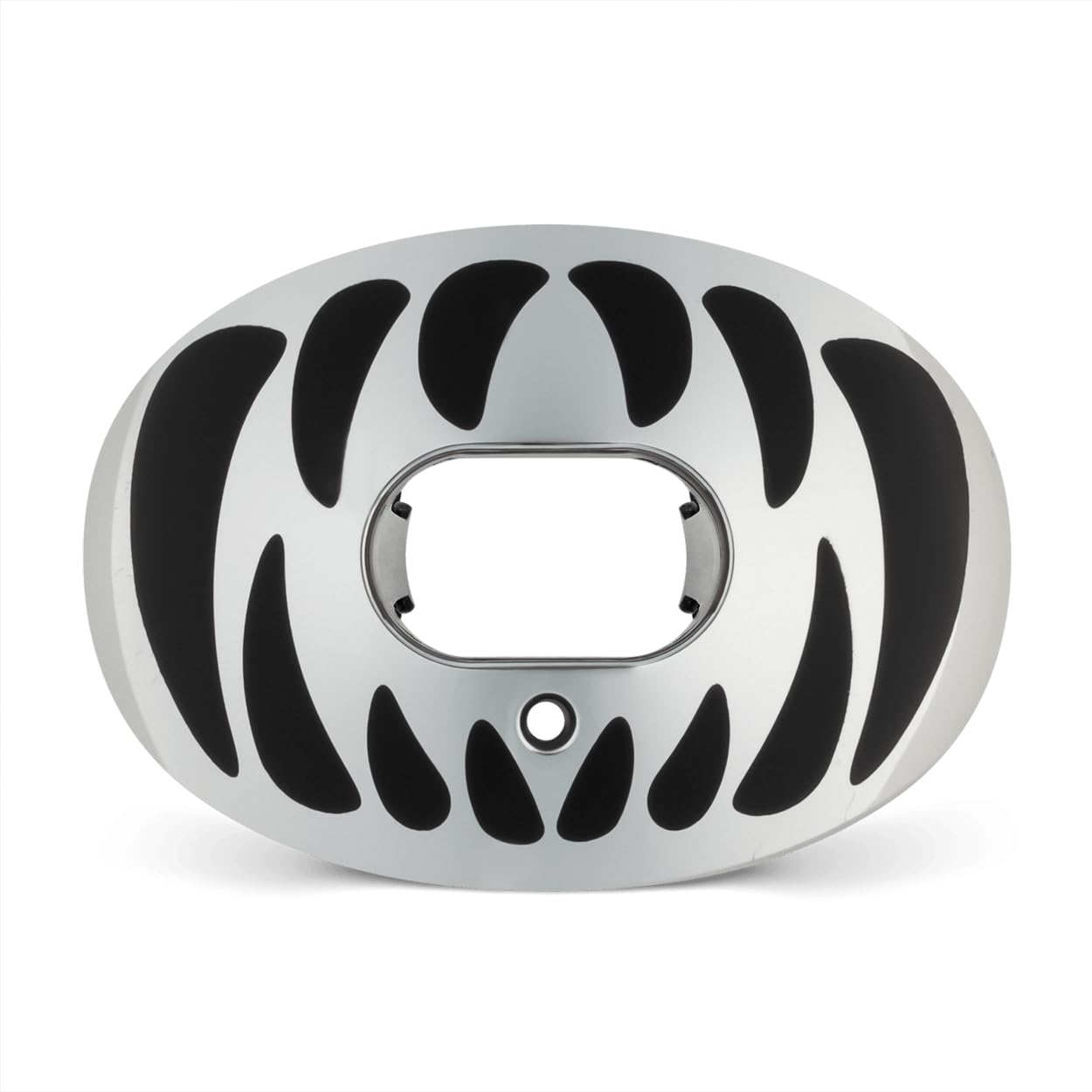 Battle Sports Predator Protège-dents de football Chrome Oxygen – Circulation d'air supérieure et meilleure performance, protection maximale et respirabilité, fonctionne avec les appareils dentaires