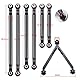 ZuoLan Aluminum Suspension Links Set for 1:24th Axial SCX24 AXI90081 Deadbolt Upgrades RC Crawler Car