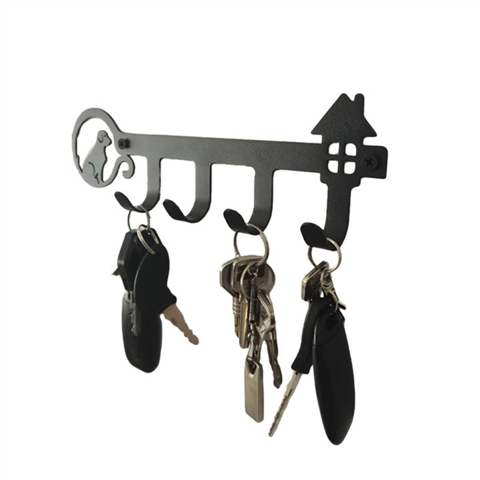 Appendiabiti da Parete Portachiavi for Appendiabiti da Balcone Nordico Appendiabiti da Parete in Metallo Nero Organizzatore da Cucina Ganci for Il Bagno Attaccapanni da Muro