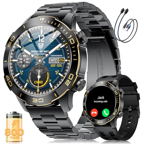 LIGE Reloj Inteligente Hombre, 1.43 LIGE Reloj Inteligente Hombre, 1.43
