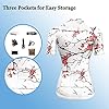Chickwin Womens Cycling Tops Short Sleeve, Bird Print Summer Cycling Jerseys Ladies Breathable Mesh Quick Dry Mountain Bike Jersey Bicycle t Shirt MTB Bike Cycling Clothing #3