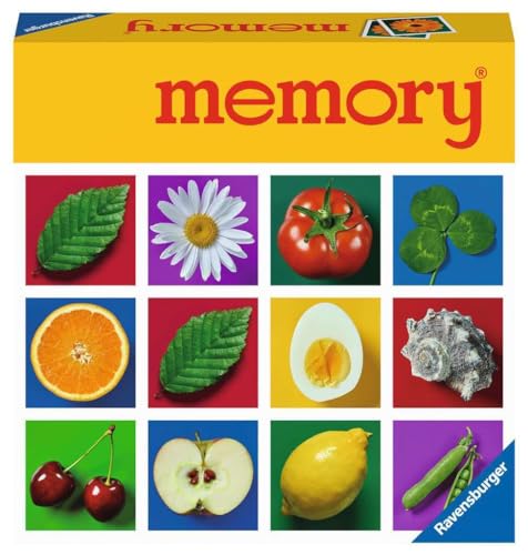 Ravensburger Classic Memory Game - Matching Picture Snap Pairs for Kids Age 6 Years Up