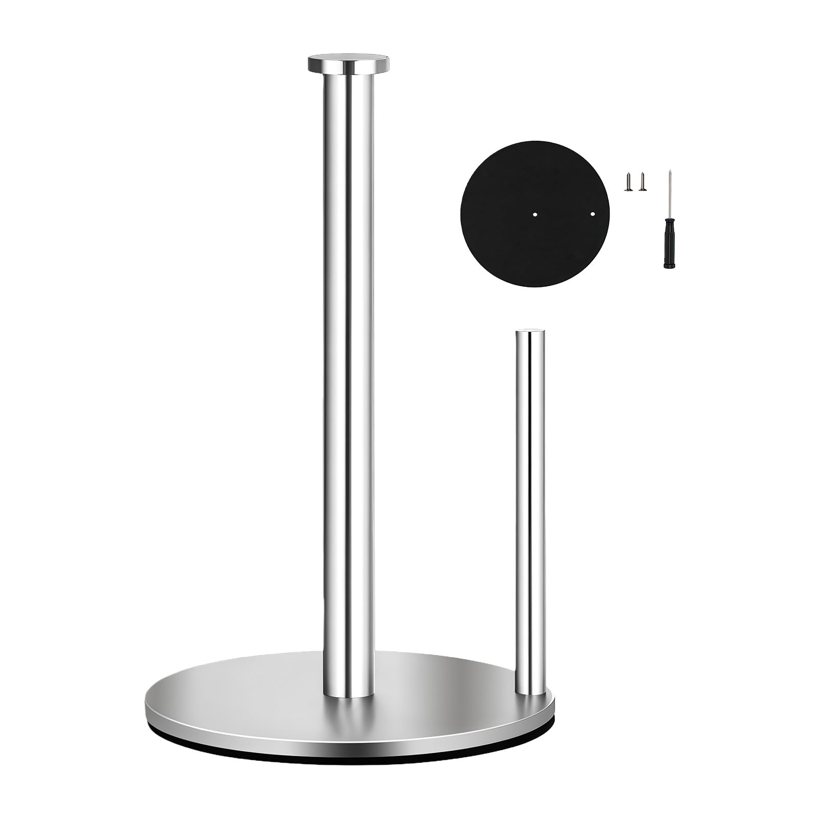 Easyly Install Stainless Steel Paper Towel Holder for Kitchen Bathroom Simple Mounting Hygienic and Durability Kitchen Bathroom Easyly to Anti Surfaces Sanitary