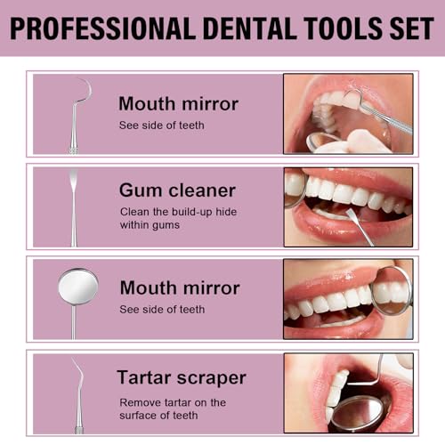 Image of Tooth Repair Kit, Moldable Tooth Filling Repair Kit with 4 Dental Tool, Tooth Filling Kit Fixing The Missing and Broken Replacements, DIY Natural Filling Fake Teeth,Smile Confidently Again