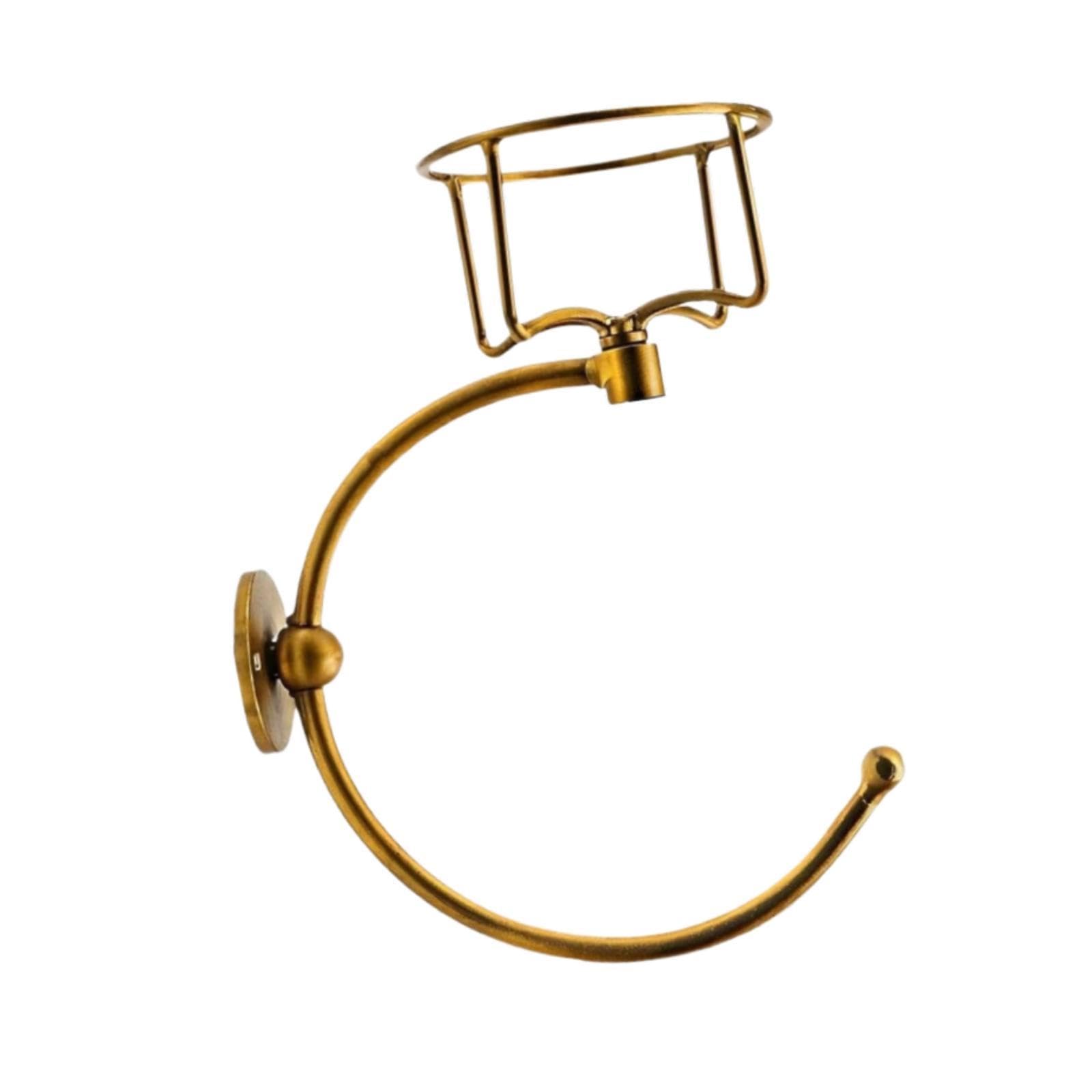 CALANDIS Bathroom Towel Ring Elegant Metal Decor Candle Holder for Farmhouse Bathroom | Towel Racks | Plumbing & Fixtures | Home Improvement-image-38