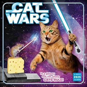 Cat Wars 2025 Wandkalender 16 Monate
