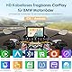 Carpuride W702BS Pro Motorrad Carplay Bildschirm mit Nativ Wonder Wheel für BMW Motorrad, Kabelloses CarPlay & Android Auto, 7 Wasserdichter Touchscreen, Dual Bluetooth, Gegensprech, Datenauslesung.