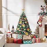 Zoom IMG-1 yaheetech albero di natale 124 Zoom IMG-1 yaheetech albero di natale 124