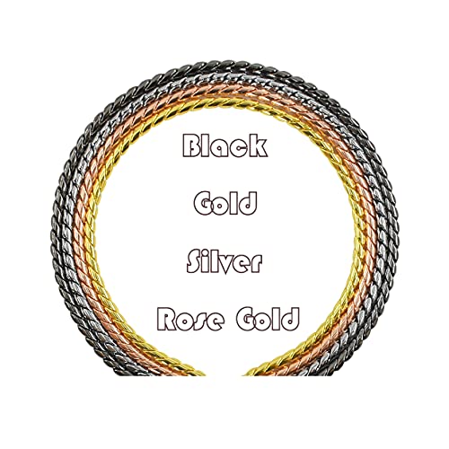 Heavy Duty Dog Choke Collar Slip Dog P Chain Snake Collar Plating Anti-Rust Dog Training Collars for Small Large Dogs Black/Gold/Silver/Rose Gold 15.5in-29.5in (15.5in, Rose Gold) Heavy Duty Dog Choke Collar Slip Dog P Chain Snake Collar Plating Anti-Rust Dog Training Collars for Small Large Dogs Black/Gold/Silver/Rose Gold 15.5in-29.5in (15.5in, Rose Gold)