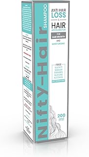 شامبو نيفتي للجنسين للشعر الخفيف 200 مل لنمو وتقوية الشعر بالكافيين برائحة الفانيليا و اللافندر