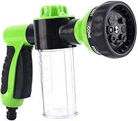 Vista 1 de Pulverizador de agua de espuma, dispensador de rociador de manguera de espuma de coche 8 patrones de riego herramienta de limpieza popular